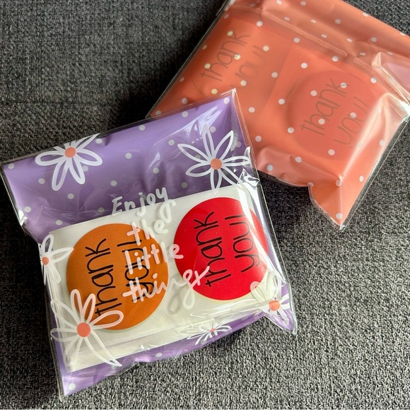 50 Count - Vibrant thank you! Stickers, Multi-Colored, Colorful, 1.5 inches - Picture 9 of 11